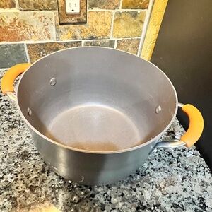 Rachael Ray 6 Quart Hard-Anodized Aluminum Nonstick Stockpot Dishwasher Safe